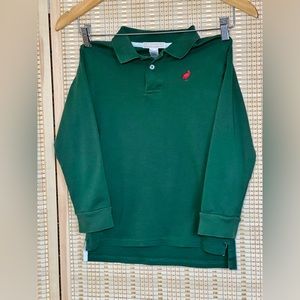 The Beaufort Bonnet Company Boys Pima Cotton Hunter Green Polo Shirt, Size 8